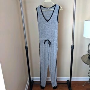 Jersey knit jumpsuit